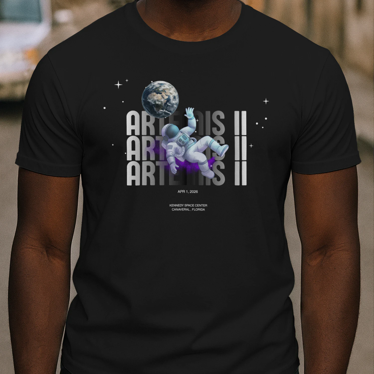 Artemis II Astronaut T-Shirt – Fly Beyond Earth | Space Exploration Design Classic Men's T-shirt