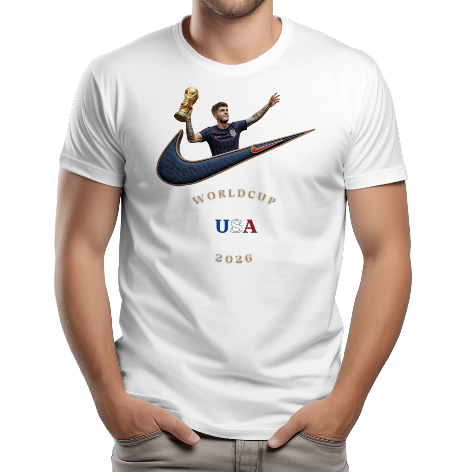 The Stars & Stripes: Home Turf Glory – Classic Men's T-shirt Limited Edition : World Cup 2026 USA Host Collection Fan Kit