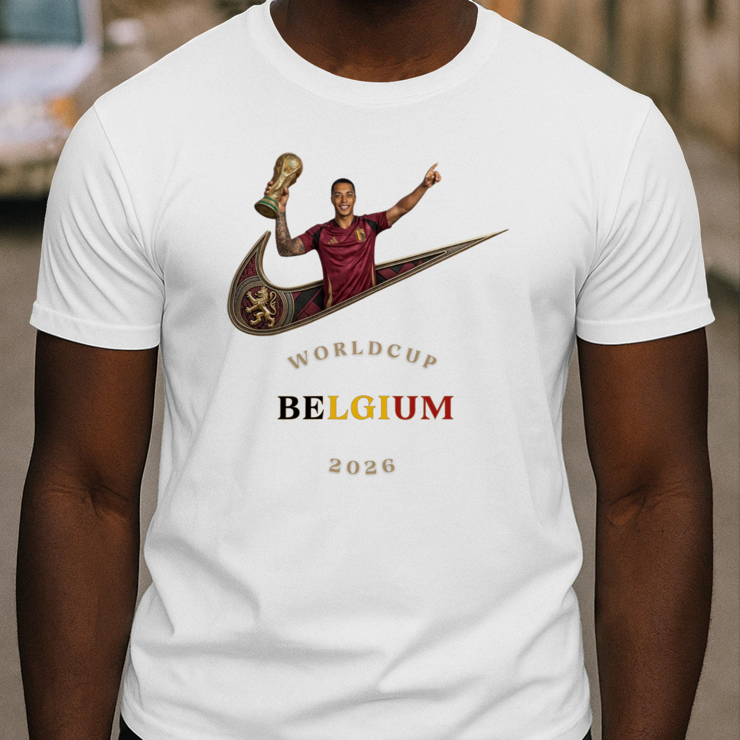 The Red Devils: Hell on the Pitch – Classic Men's T-shirt Limited Edition : World Cup 2026 Belgium Fan Kit