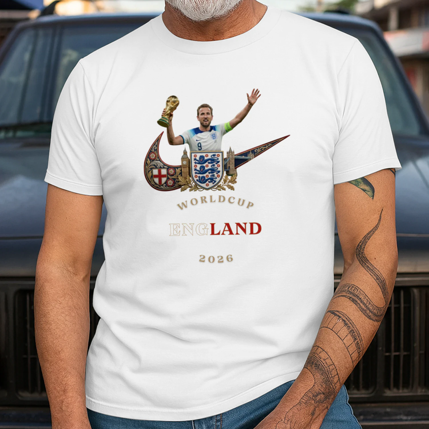 The Three Lions – Classic Men's T-shirt Limited Edition : World Cup 2026 England Fan Kit