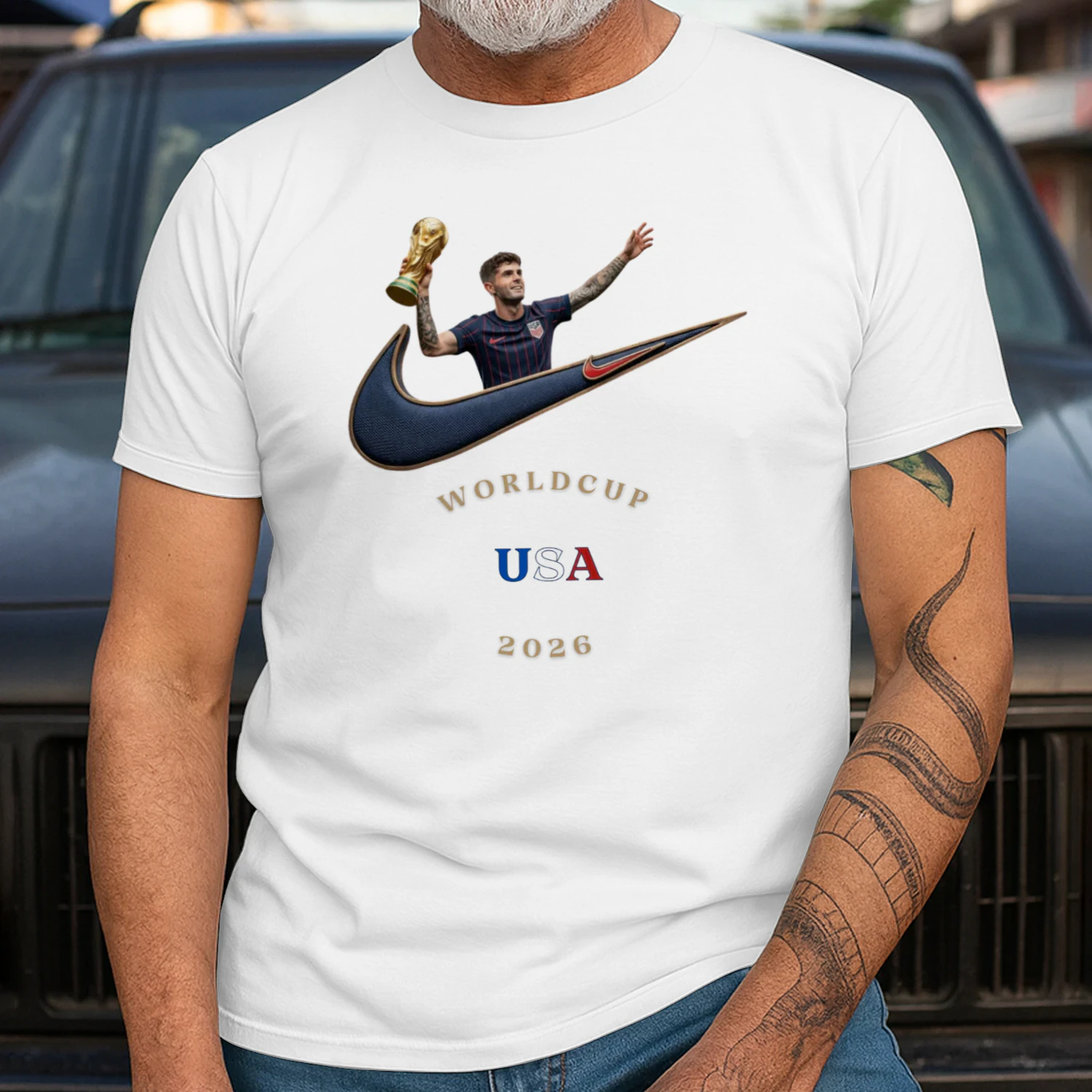 The Stars & Stripes: Home Turf Glory – Classic Men's T-shirt Limited Edition : World Cup 2026 USA Host Collection Fan Kit