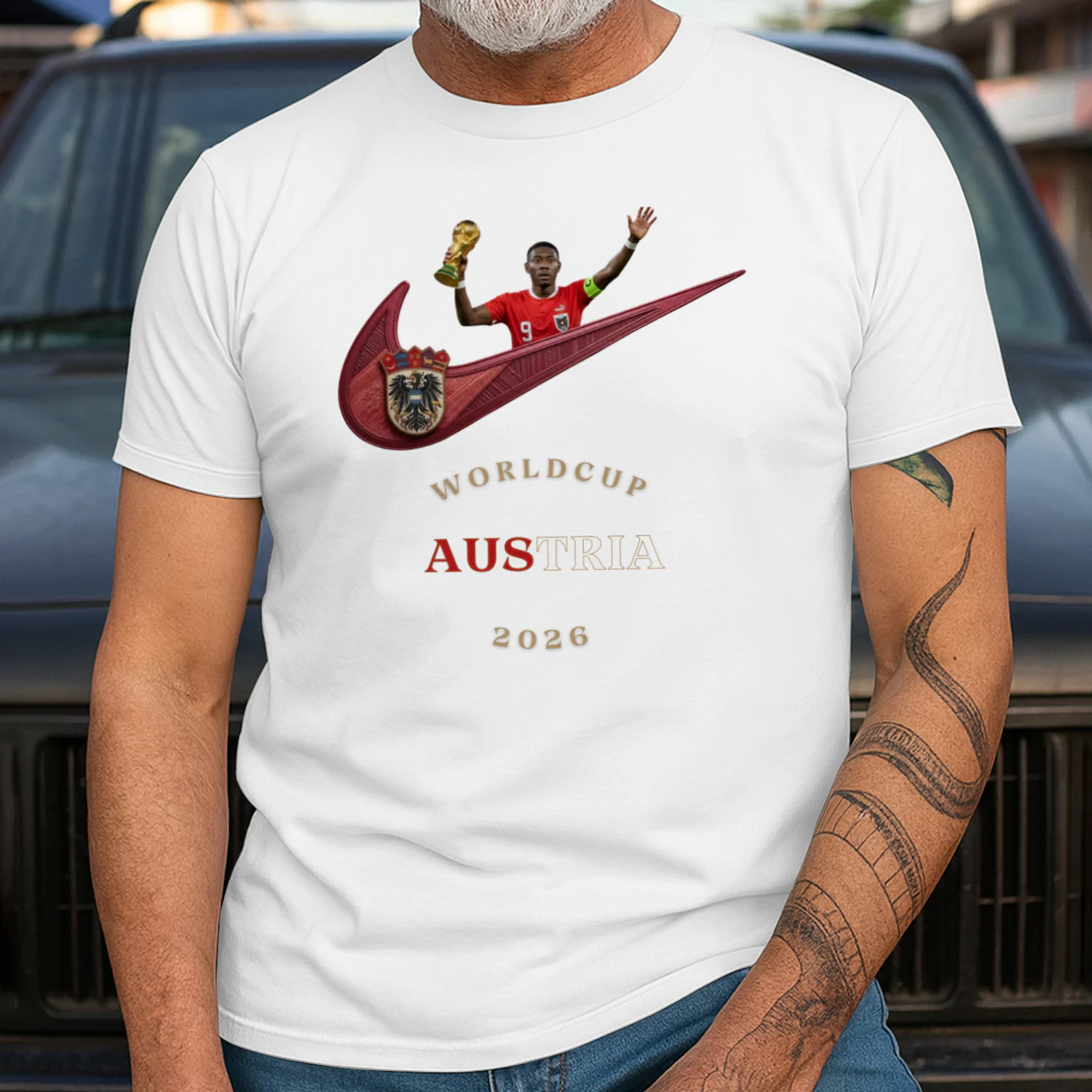The Imperial Eagles: A Legacy Reborn – Classic Men's T-shirt Limited Edition : World Cup 2026 Austria Fan Kit