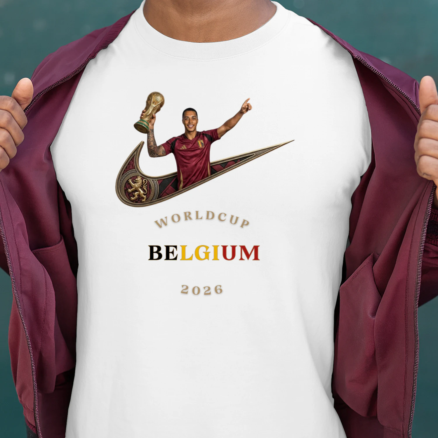 The Red Devils: Hell on the Pitch – Classic Men's T-shirt Limited Edition : World Cup 2026 Belgium Fan Kit