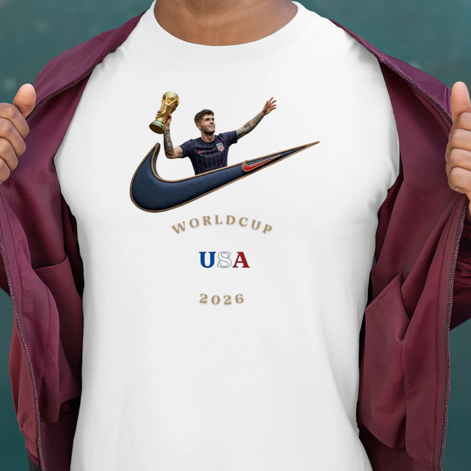 The Stars & Stripes: Home Turf Glory – Classic Men's T-shirt Limited Edition : World Cup 2026 USA Host Collection Fan Kit