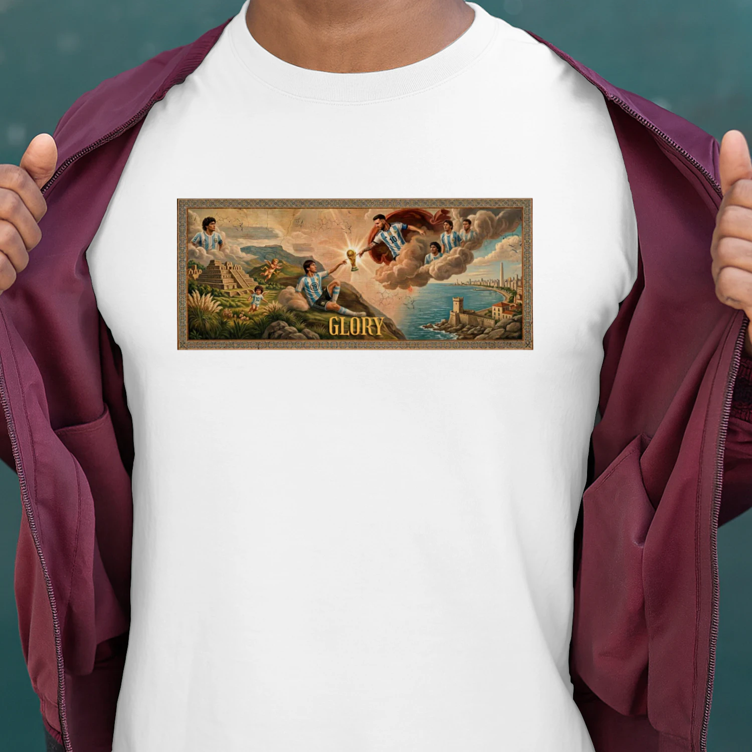Eternal Glory – Argentina Legends World Cup Classic Men's T-shirt