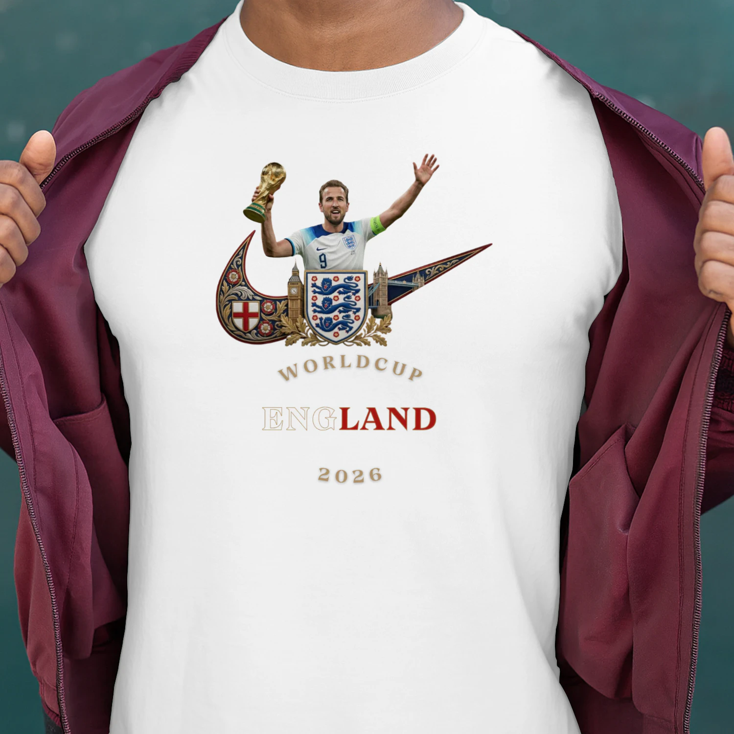 The Three Lions – Classic Men's T-shirt Limited Edition : World Cup 2026 England Fan Kit