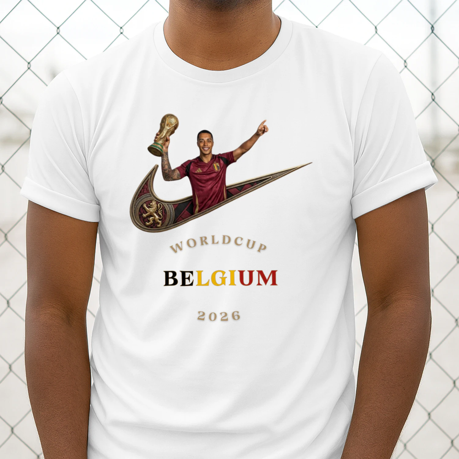 The Red Devils: Hell on the Pitch – Classic Men's T-shirt Limited Edition : World Cup 2026 Belgium Fan Kit