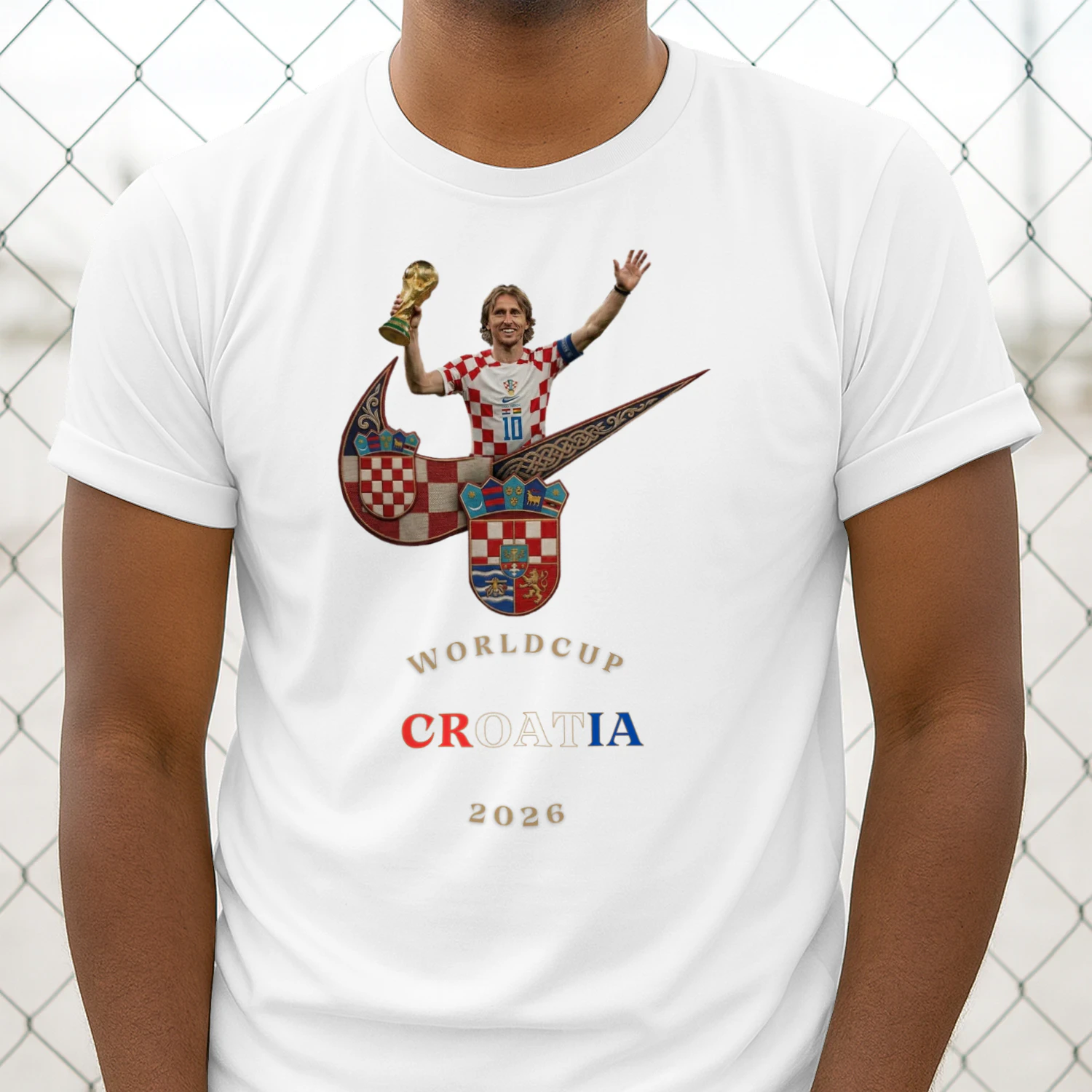 The Vatreni: Checkered Warriors – Classic Men's T-shirt Limited Edition : World Cup 2026 Croatia Fan Kit