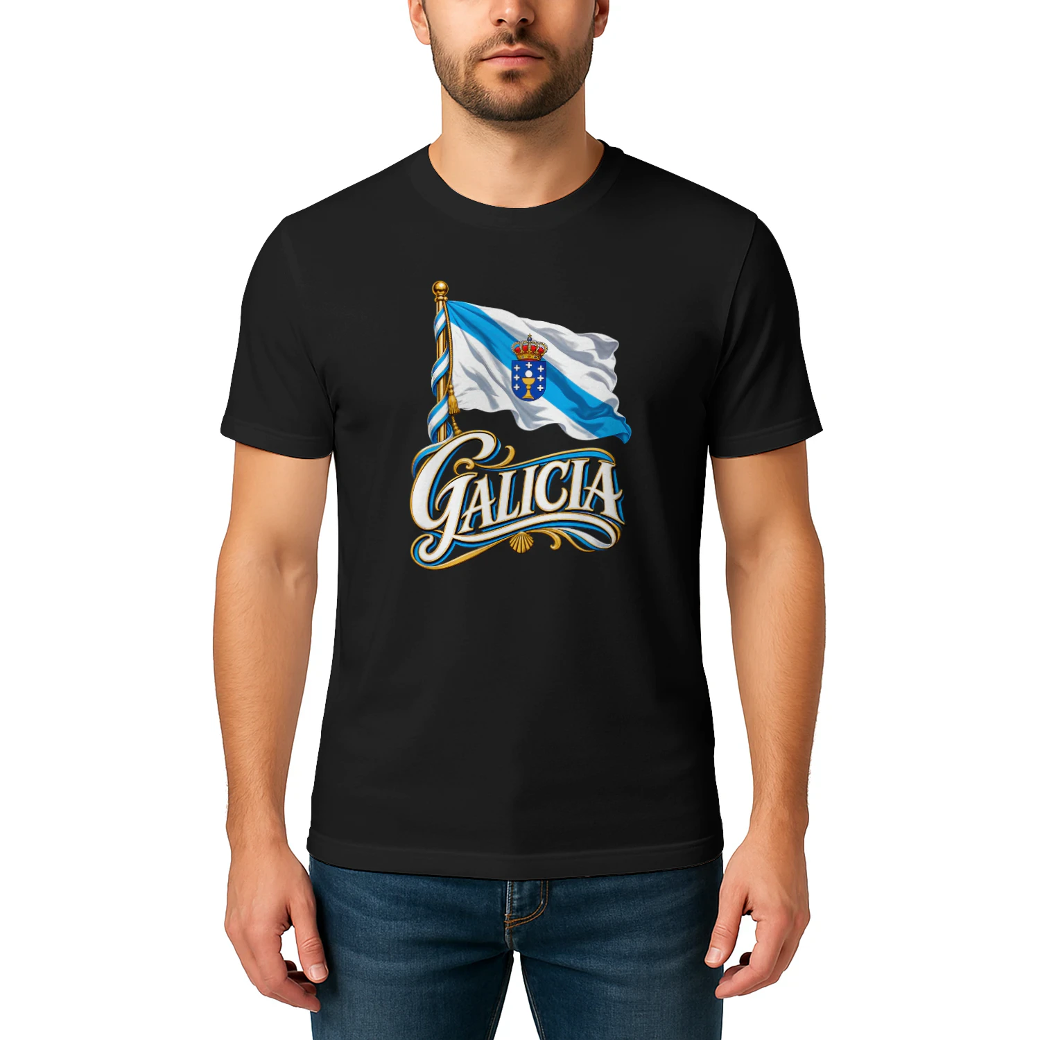 Unisex T-shirt | Galicia — Lleva Tu Orgullo Gallego Hoy | Impreso en Europa