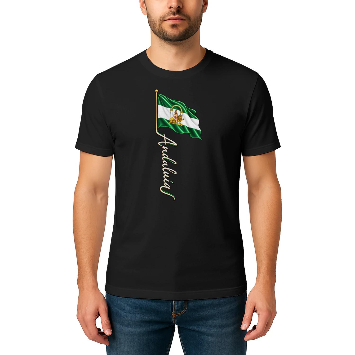 Unisex T-shirt | Andalucía | Lleva Tu Orgullo Andaluz Hoy | Impreso en Europa