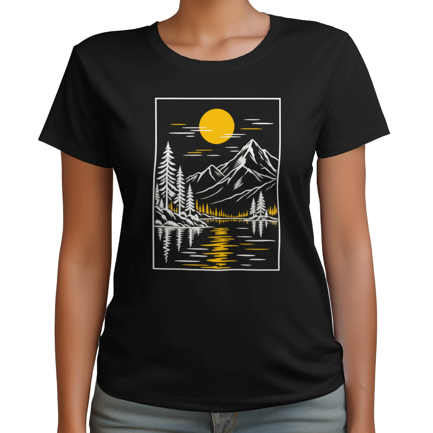 Unisex T-shirtّ | Golden Mountain Escape | Limited stock