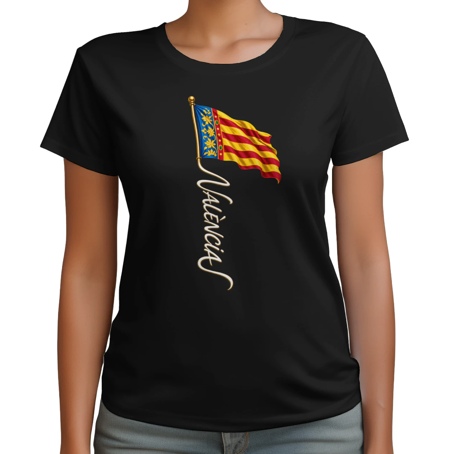 Unisex T-shirt | València | Porta el Teu Orgull Hui | Impreso en Europa
