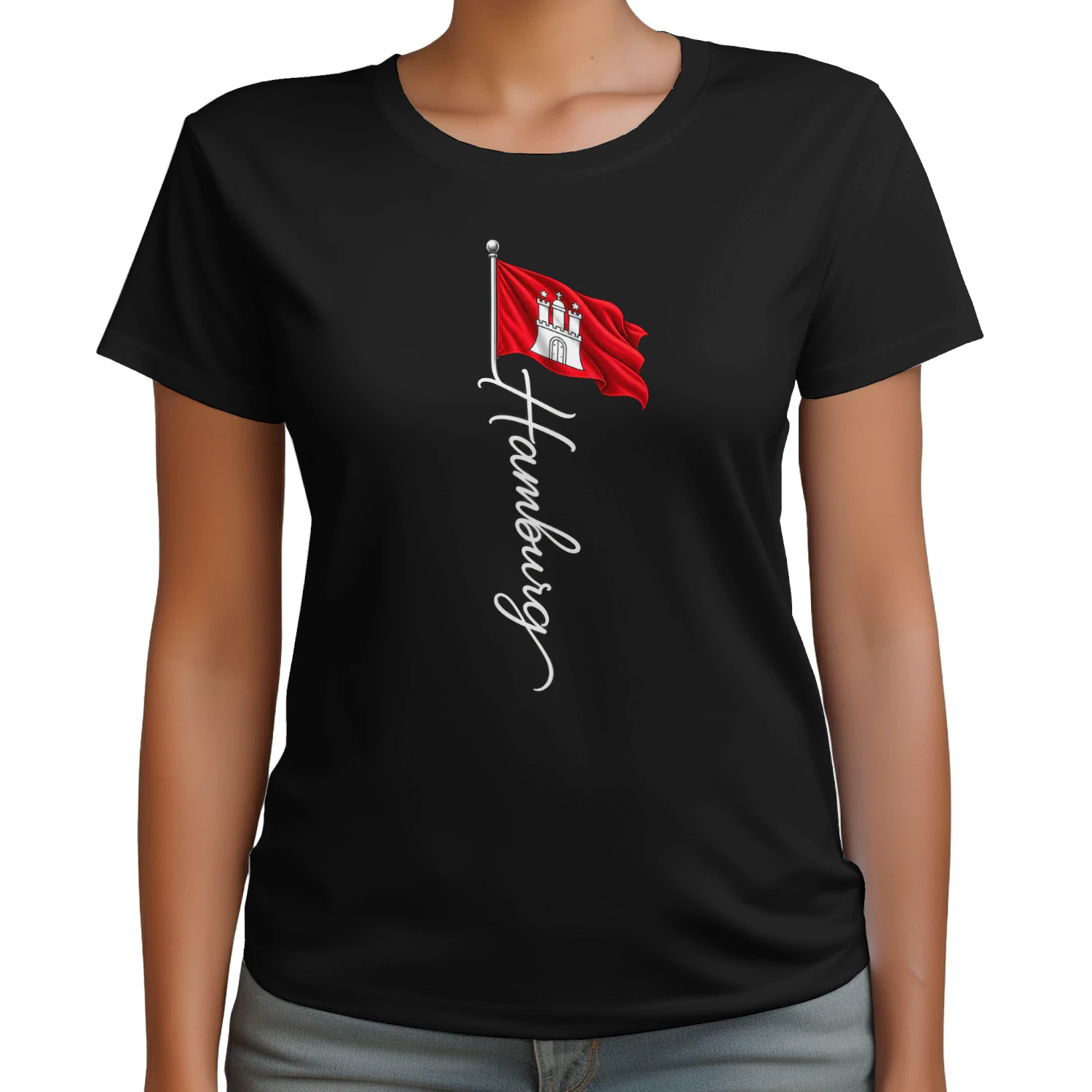 Unisex T-shirt | Hamburg | Trag deine Stadt mit Stolz | In Europa gedruckt