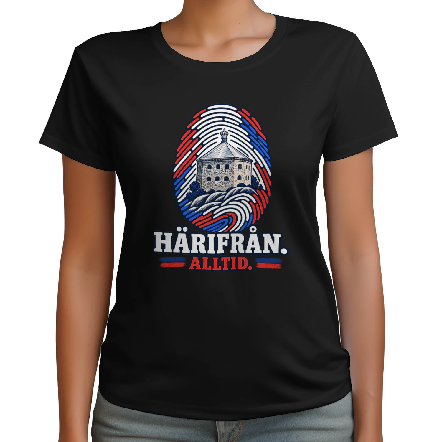 Unisex T-shirt | Göteborg Härifrån Alltid | Bär Din Stadstolthet | Tryckt i Europa