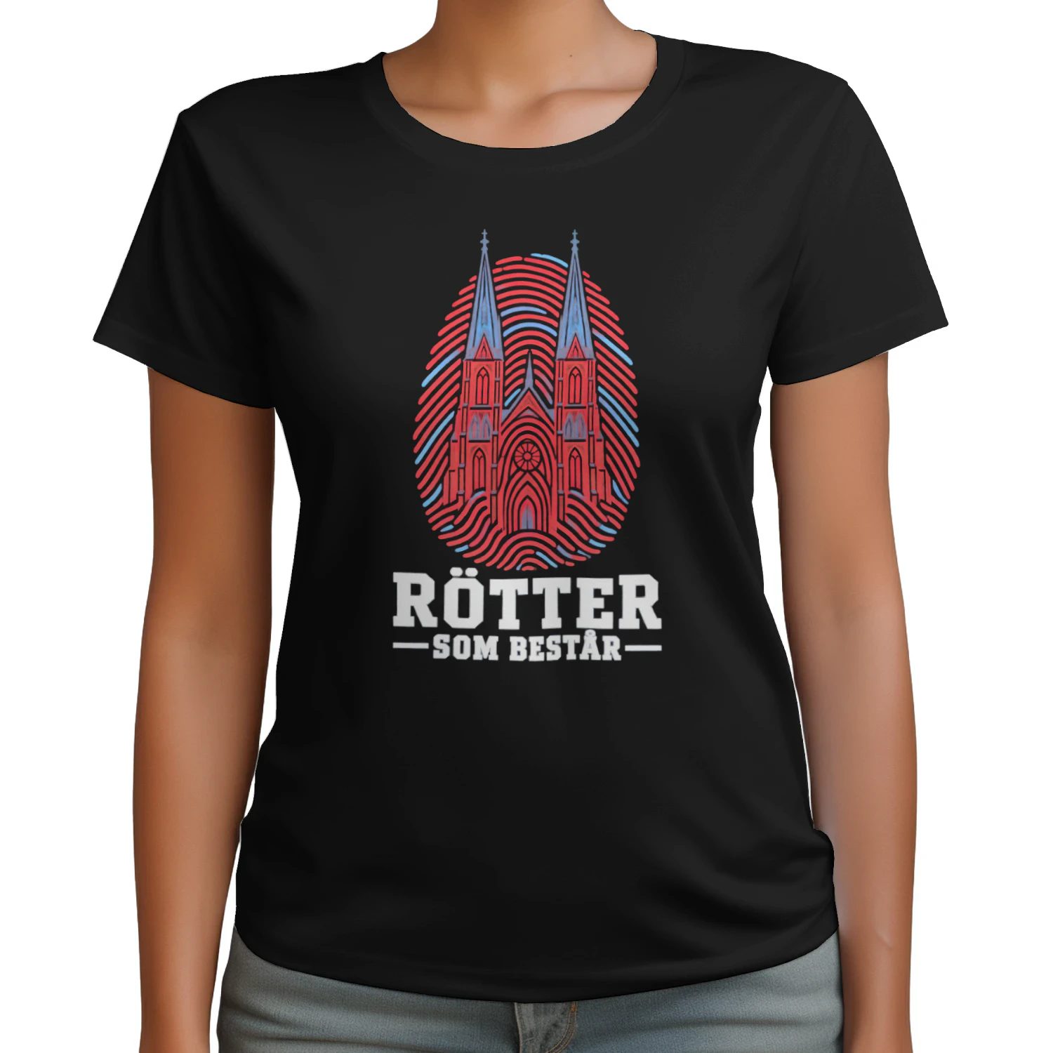 Unisex T-shirt | Rötter Som Består — Uppsala | Tryckt i Europa