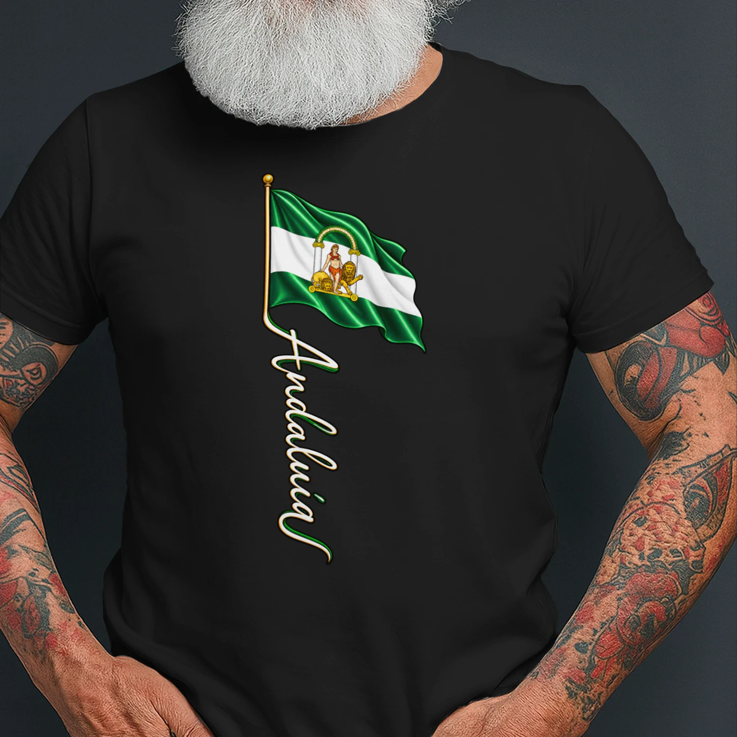 Unisex T-shirt | Andalucía | Lleva Tu Orgullo Andaluz Hoy | Impreso en Europa