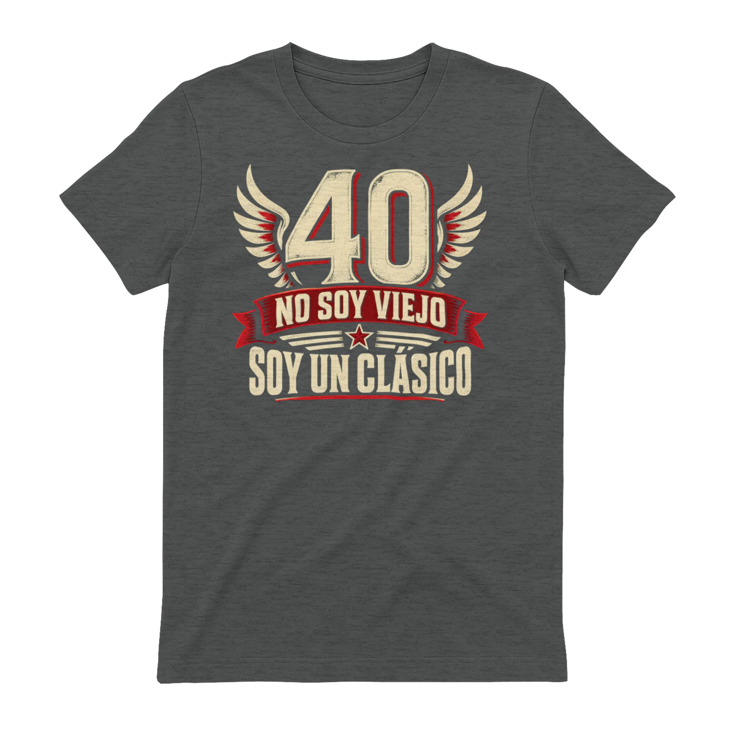 Camiseta 40 años · No soy viejo, soy un clásico