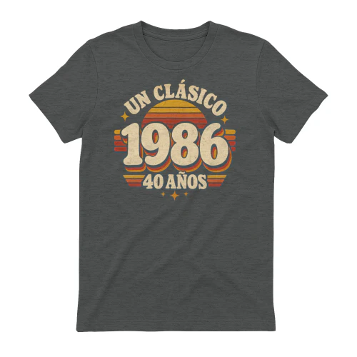 Camiseta 40 años · Un clásico de 1986