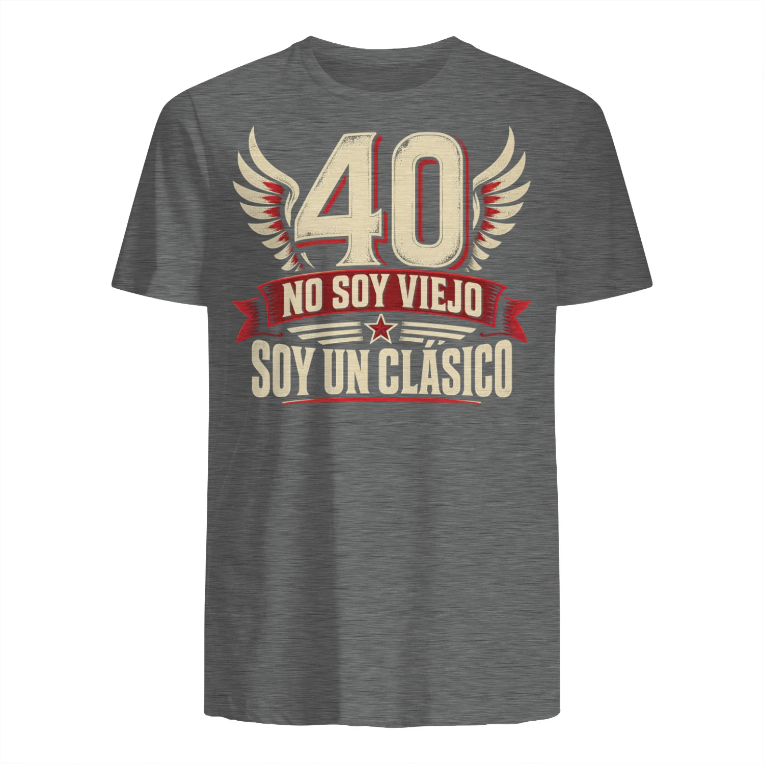 Camiseta 40 años · No soy viejo, soy un clásico