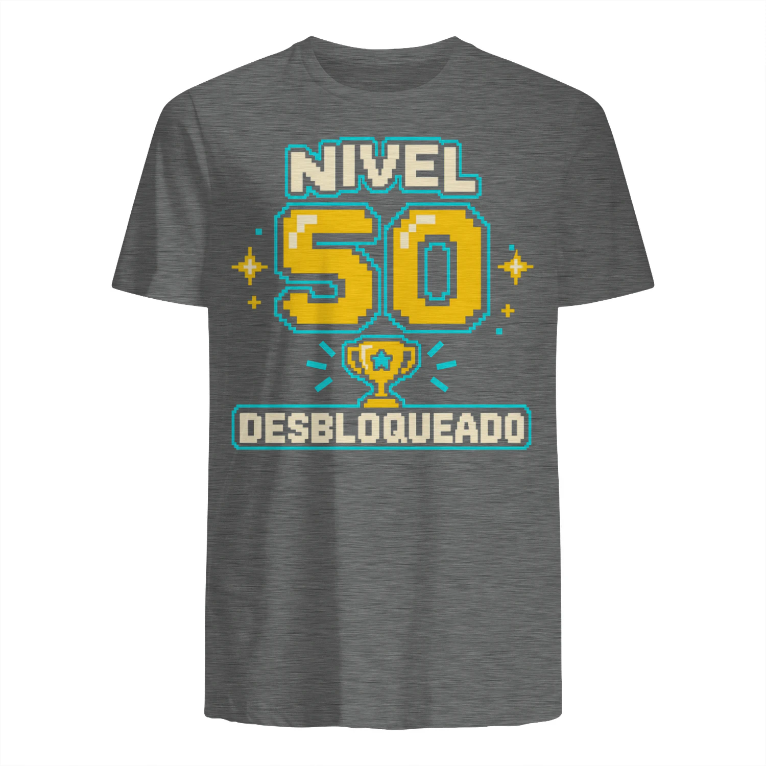 Camiseta 50 años · Nivel 50 desbloqueado