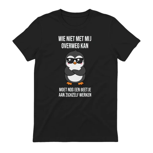 Grappige Pinguïn Met Zonnebril Grappige Hollandse Quote