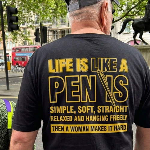 Life Is Like A Pen is Then A Woman Makes It Hard Shirt