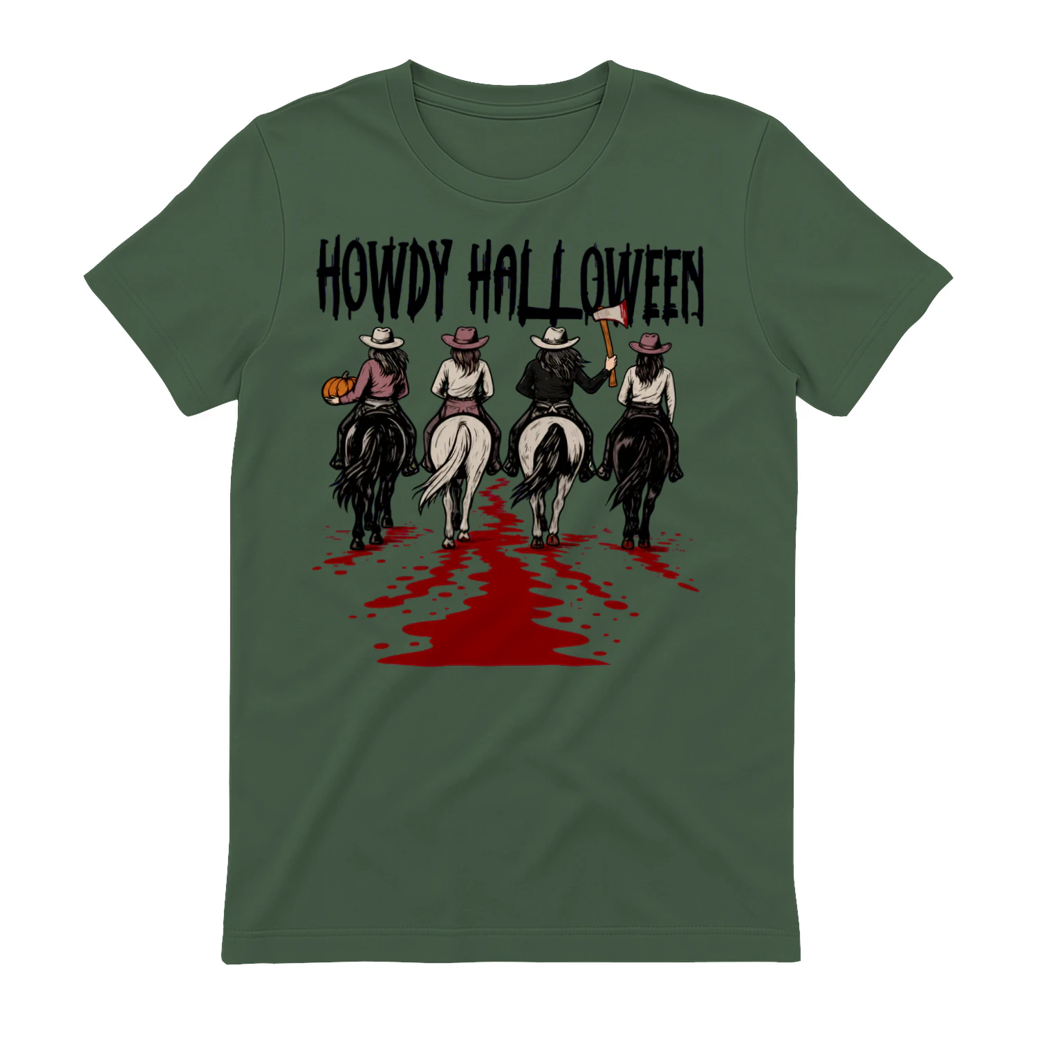 Howdy Halloween Western Shirt - Spooky Cowboy Ghost Rider Tee