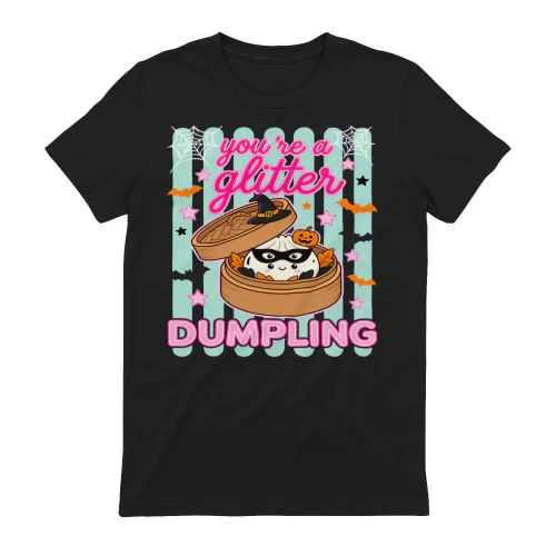you-better-dumpling-food-funny-tshirt-pink