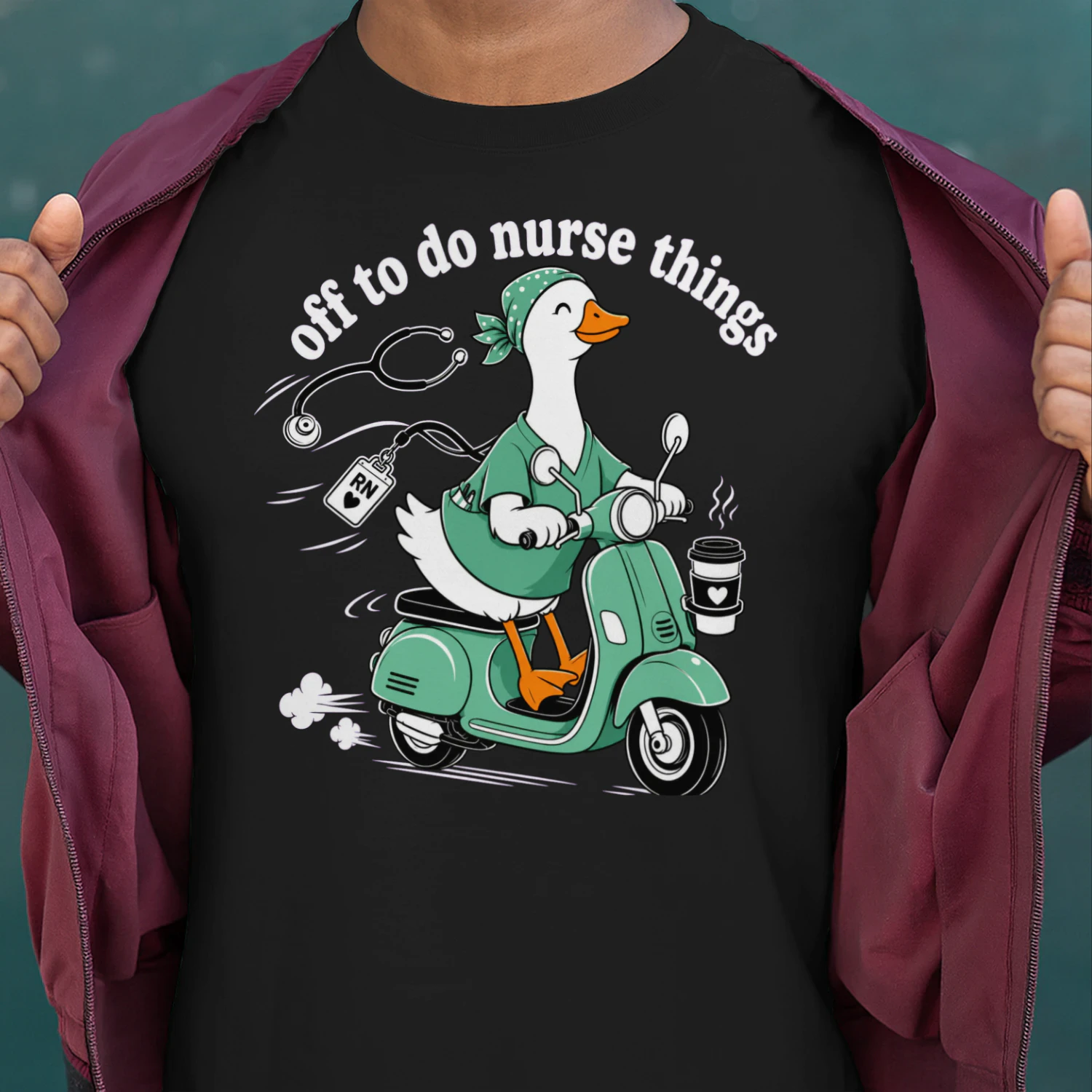 Off To Do Nurse Things Shirt | Funny Nurse T-Shirt Gift for Medical Women & Healthcare Workers