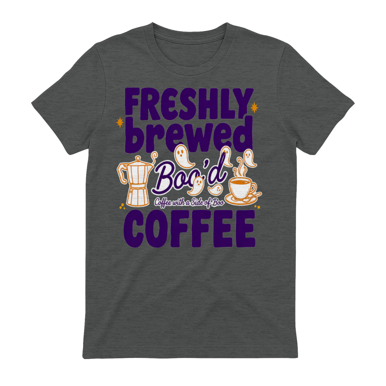 Freshly Brewed Bood Coffee - Cute Ghost Moka Pot Spooky Shirt
