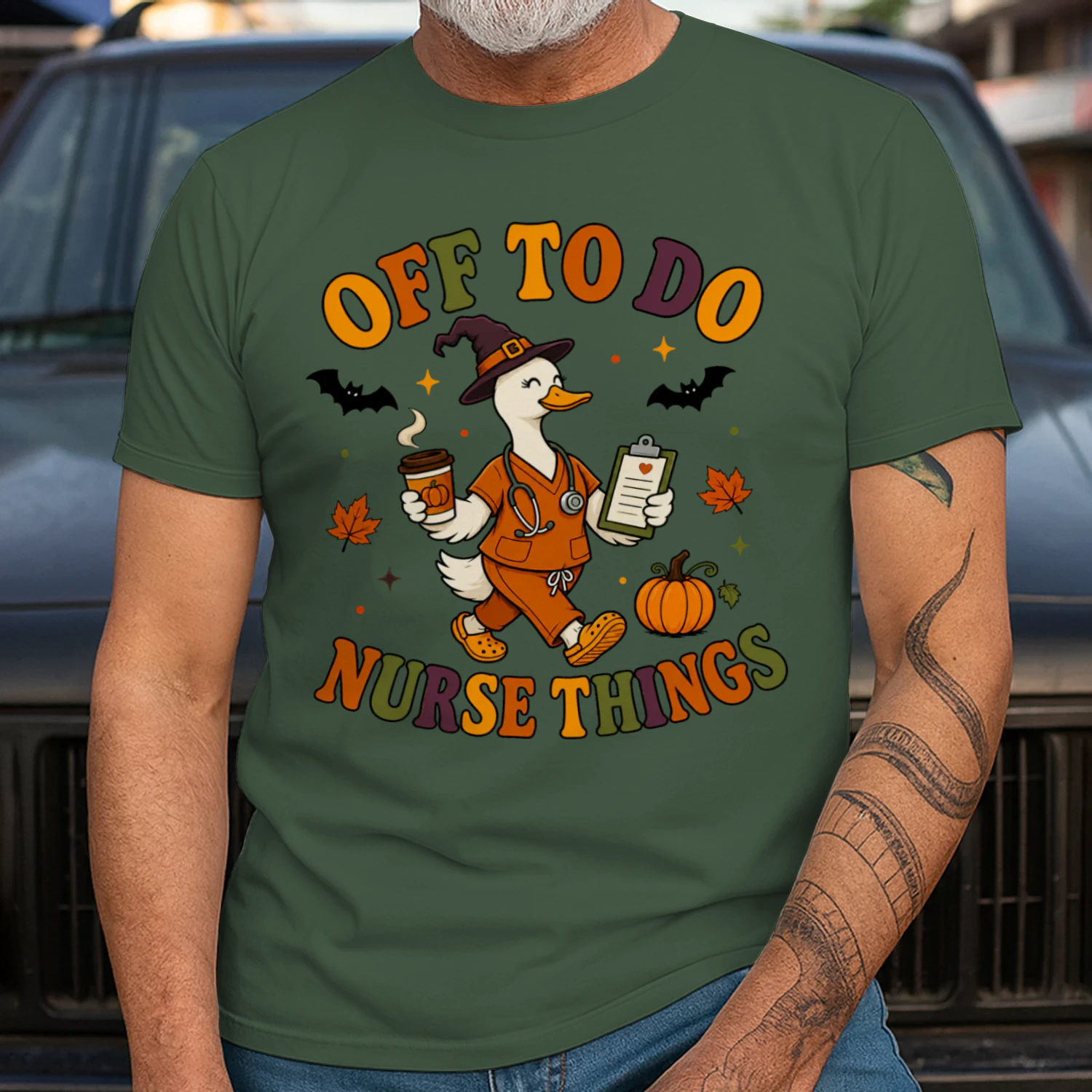 Funny Nurse Shirt – Halloween Duck Nurse