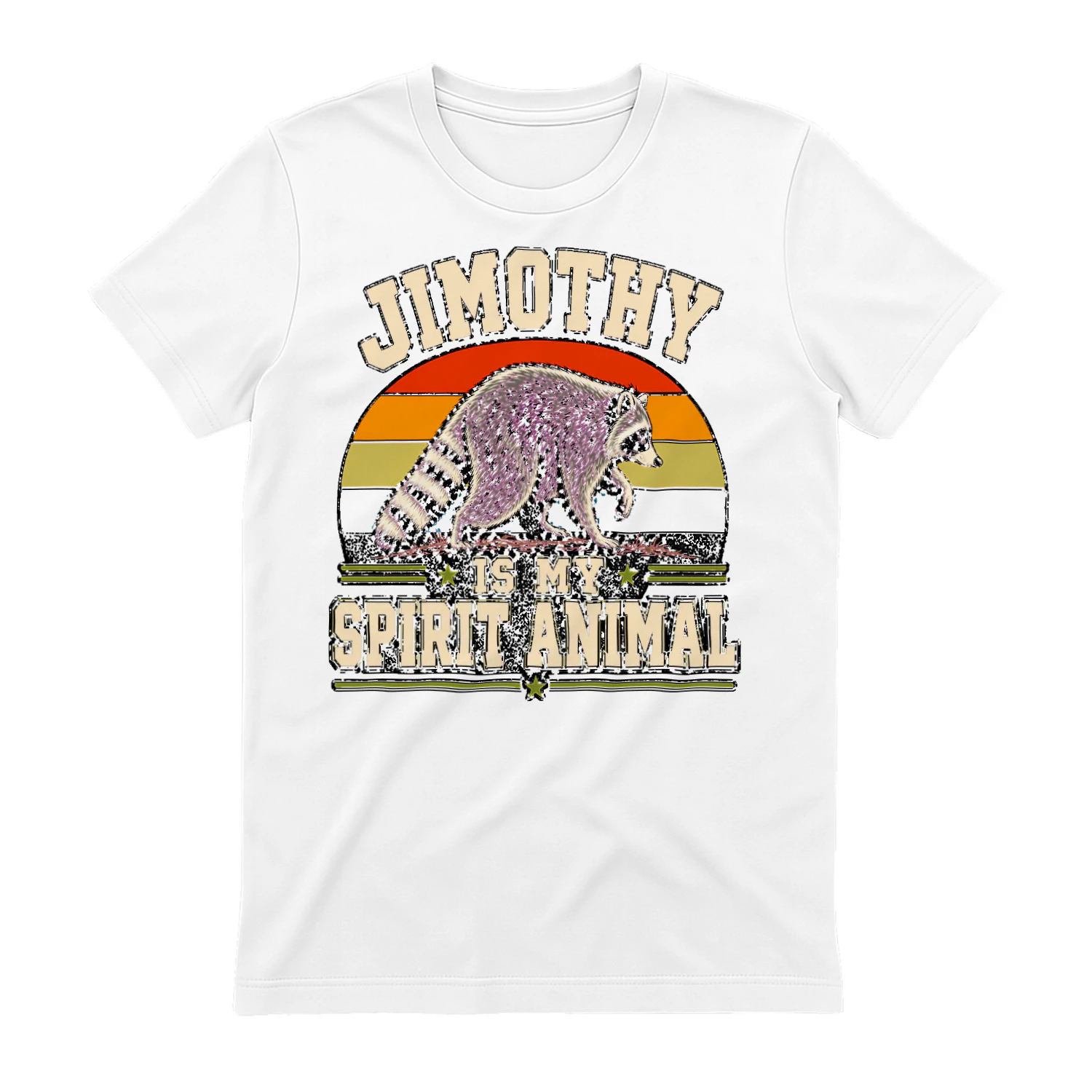 Jimothy Is My Spirit Animal Raccoon Vintage Retro