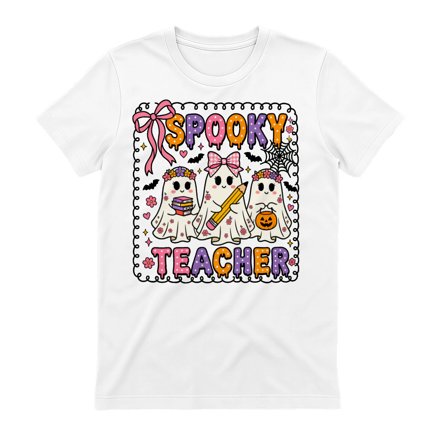 Spooky Teacher Ghost Halloween School