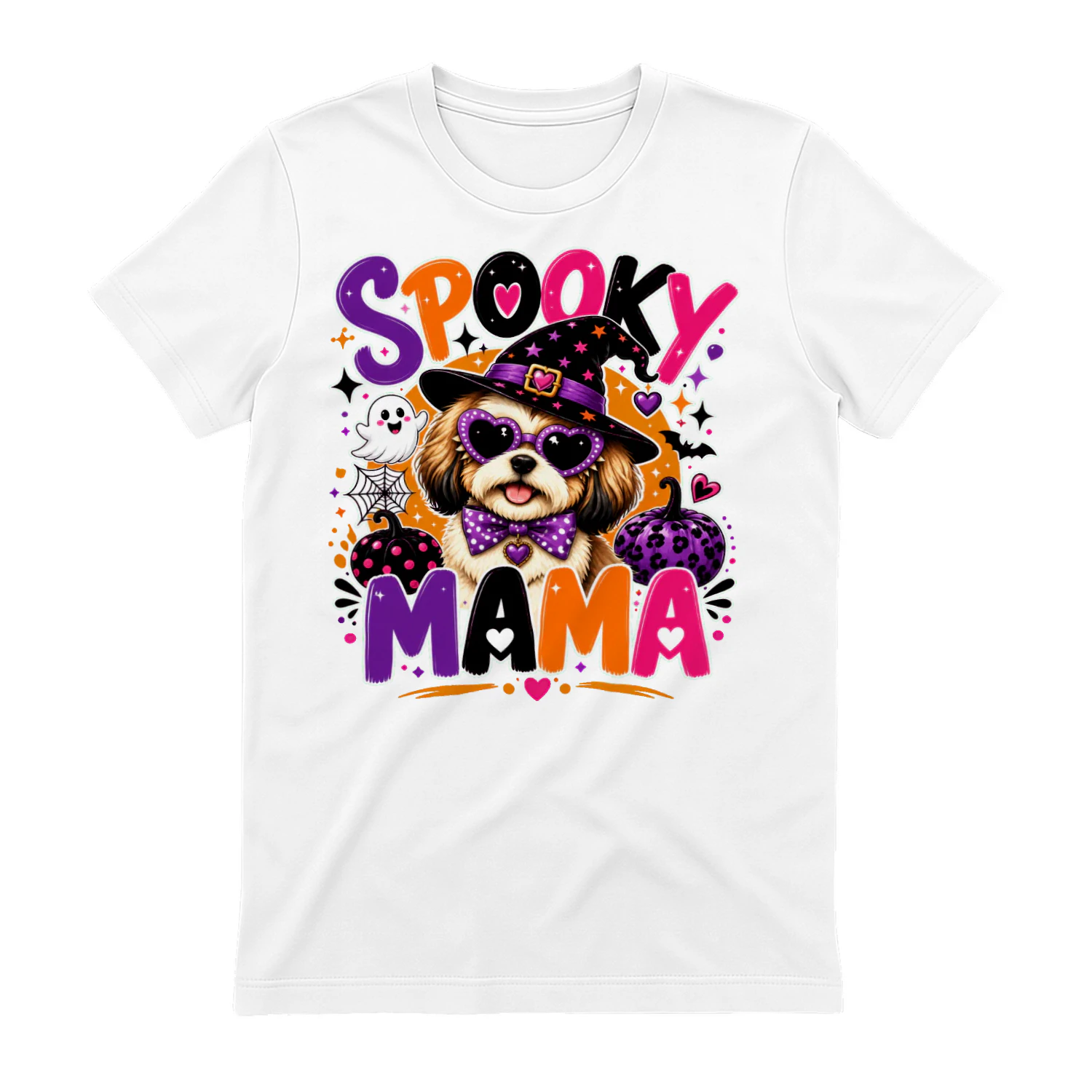 Spooky Mama Dog Witch Halloween