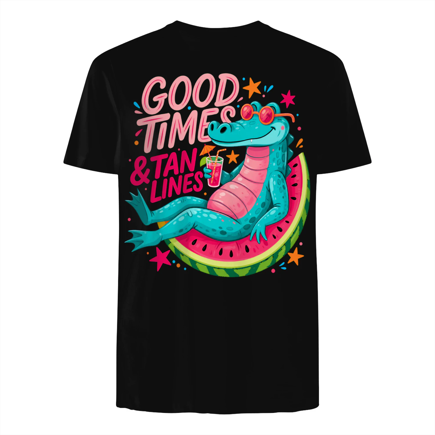 Good Times and Tan Lines Retro Gecko Summer 