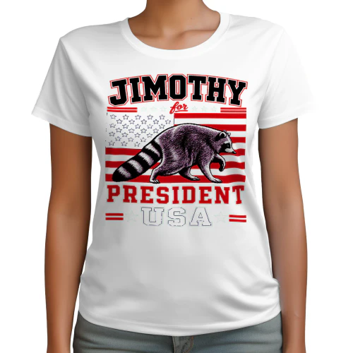 Jimothy President USA Raccoon American Flag Funny