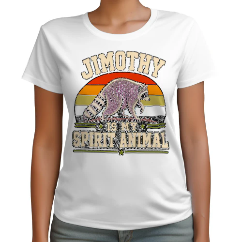 Jimothy Is My Spirit Animal Raccoon Vintage Retro