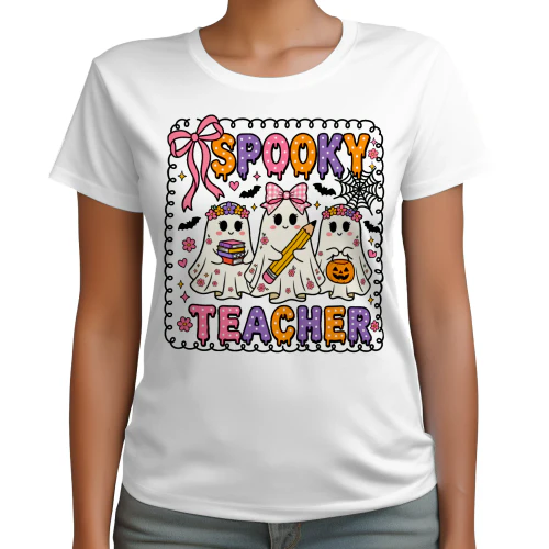 Spooky Teacher Ghost Halloween School