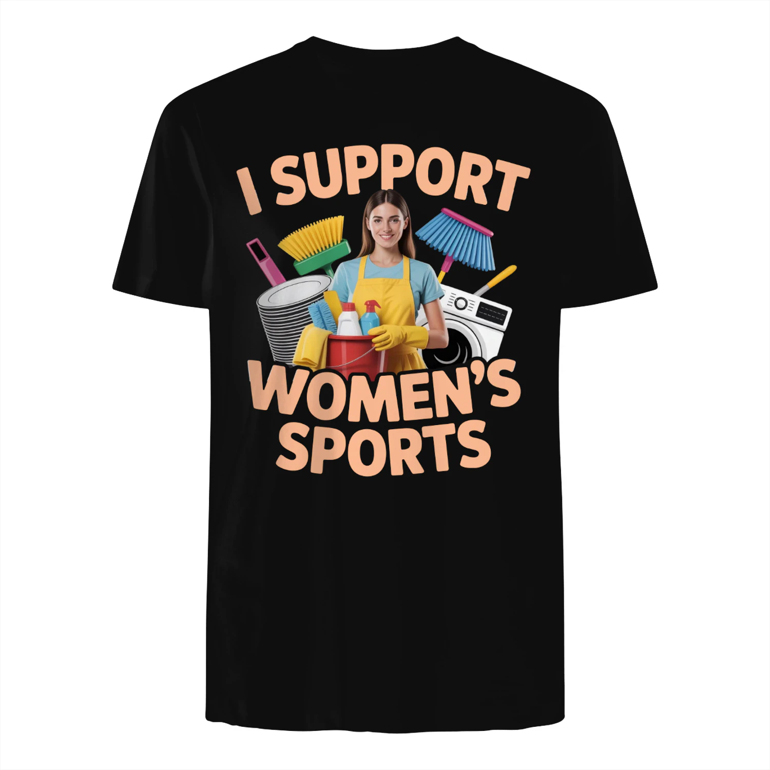 I Support Women’s Sports Funny Sarcastic Meme Husband Wife