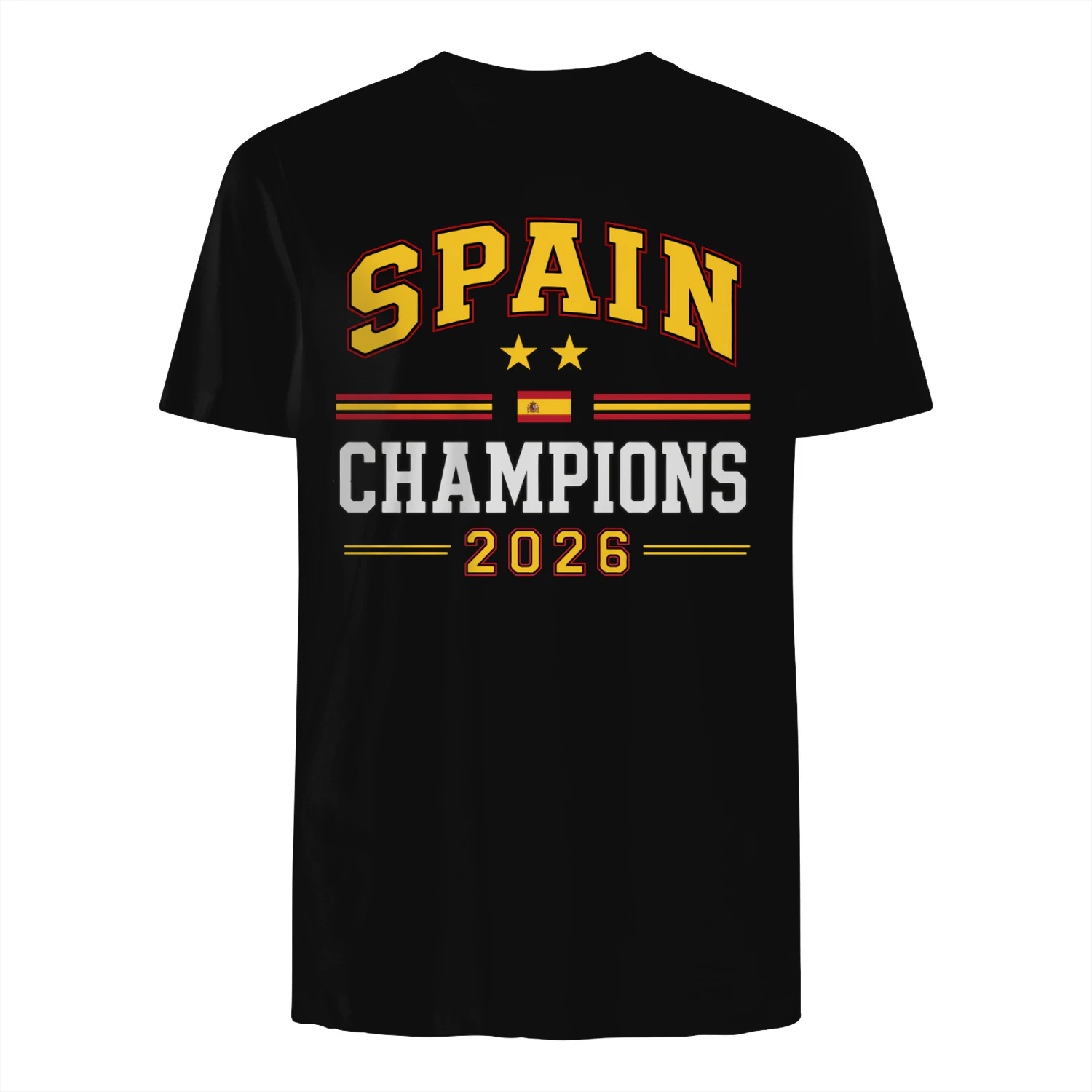 Spain 2026 World Champions Shirt 2 Stars Spain Football T-Shirt