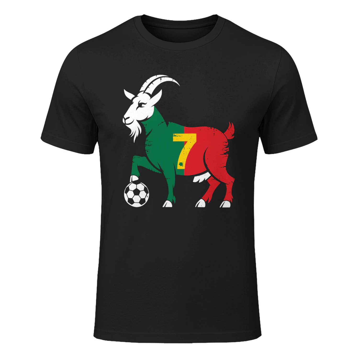 Portugal Goat 7 Football Shirt Vintage Football Fan T-Shirt | Portuguese Football Tee