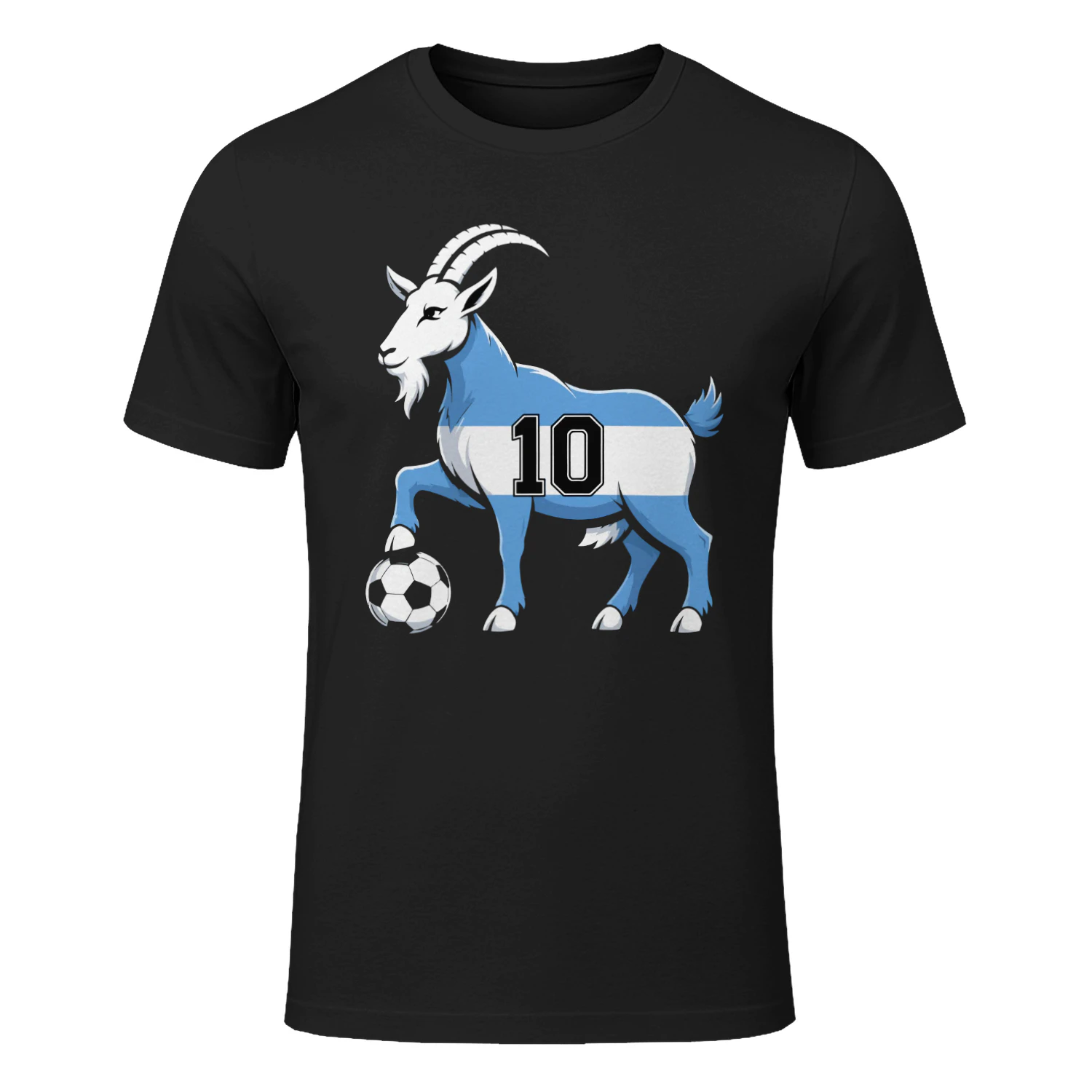 Argentina Goat Soccer Fan Shirt Number 10 Argentina Football T-Shirt GOAT Leo Inspired Argentina Jersey Tee for Men Women Kids