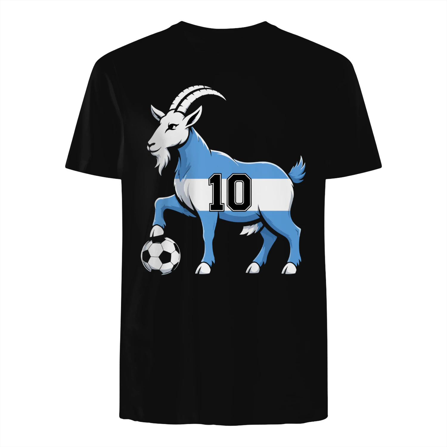 Argentina Goat Soccer Fan Shirt Number 10 Argentina Football T-Shirt GOAT Leo Inspired Argentina Jersey Tee for Men Women Kids