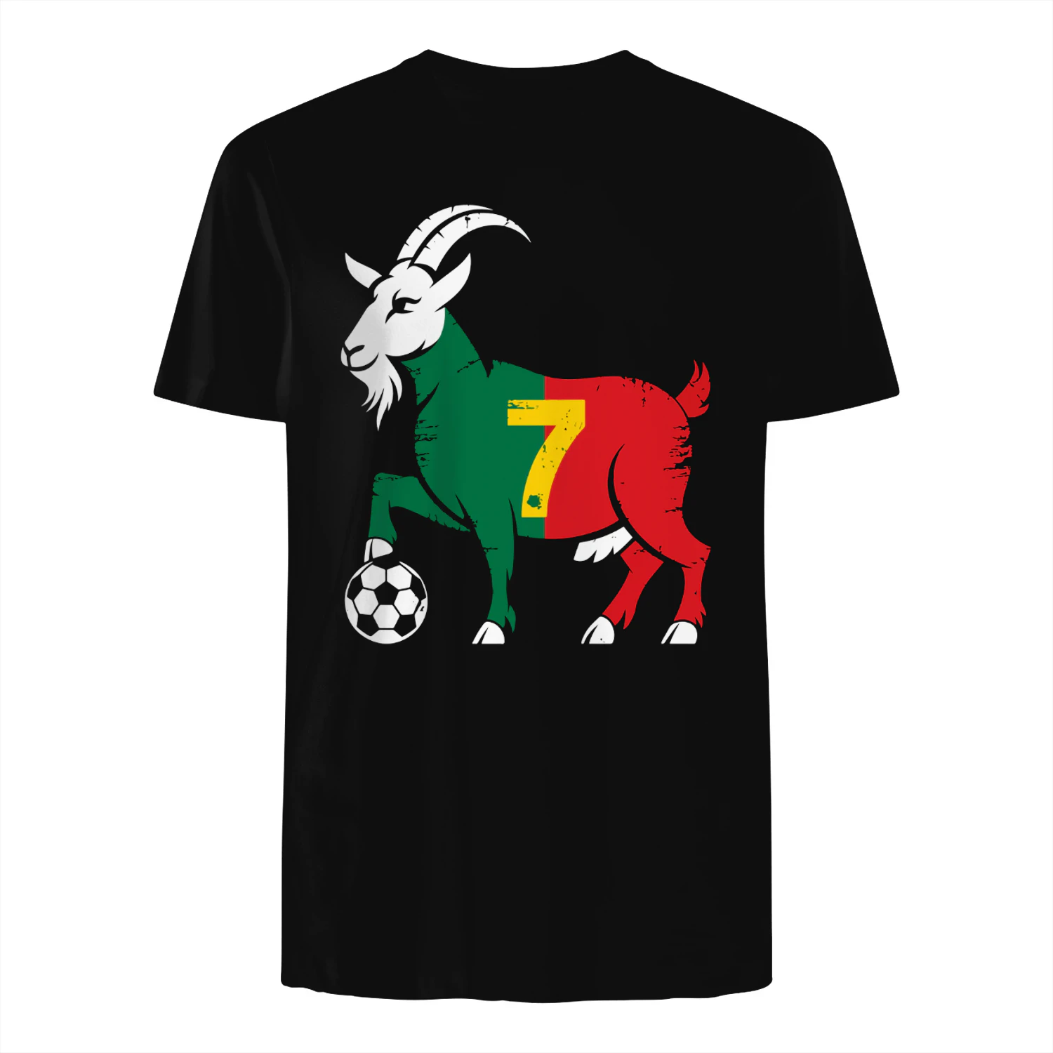 Portugal Goat 7 Football Shirt Vintage Football Fan T-Shirt | Portuguese Football Tee