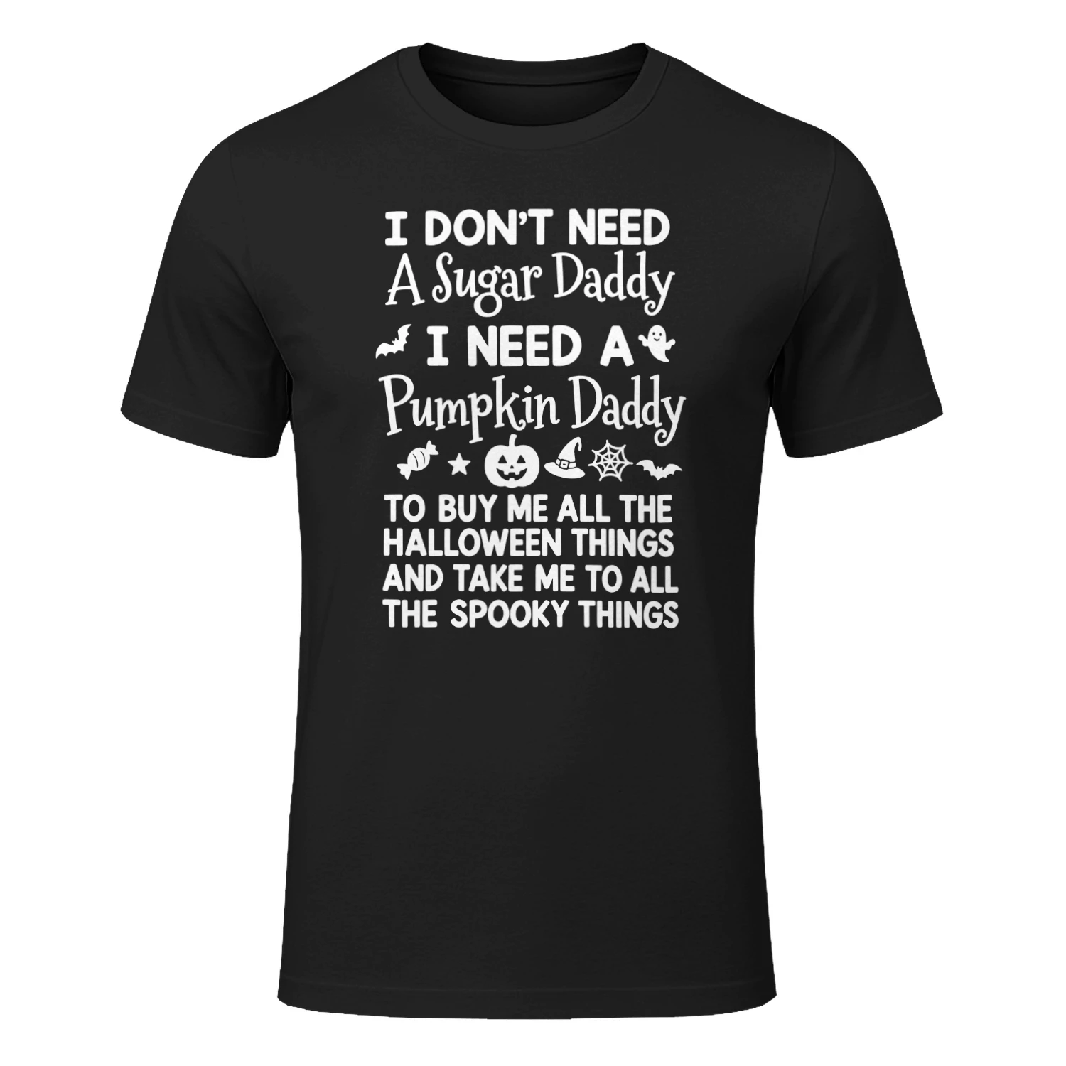 Pumpkin Daddy Halloween T-Shirt – Funny Spooky Season Shirt for Women