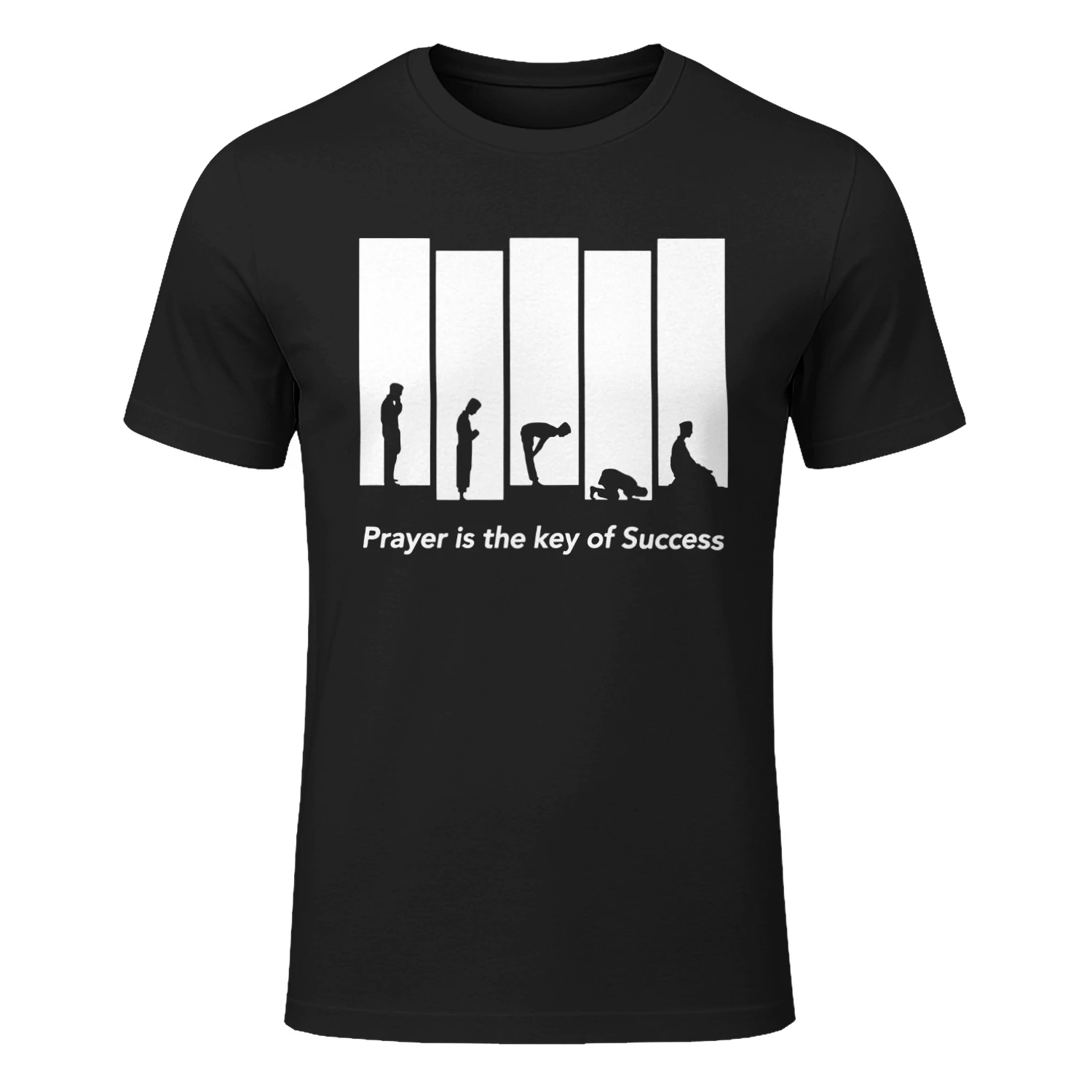 Prayer Is the Key of Success Shirt Minimalist Islamic Prayer T-Shirt, Muslim Faith Graphic Tee shirt