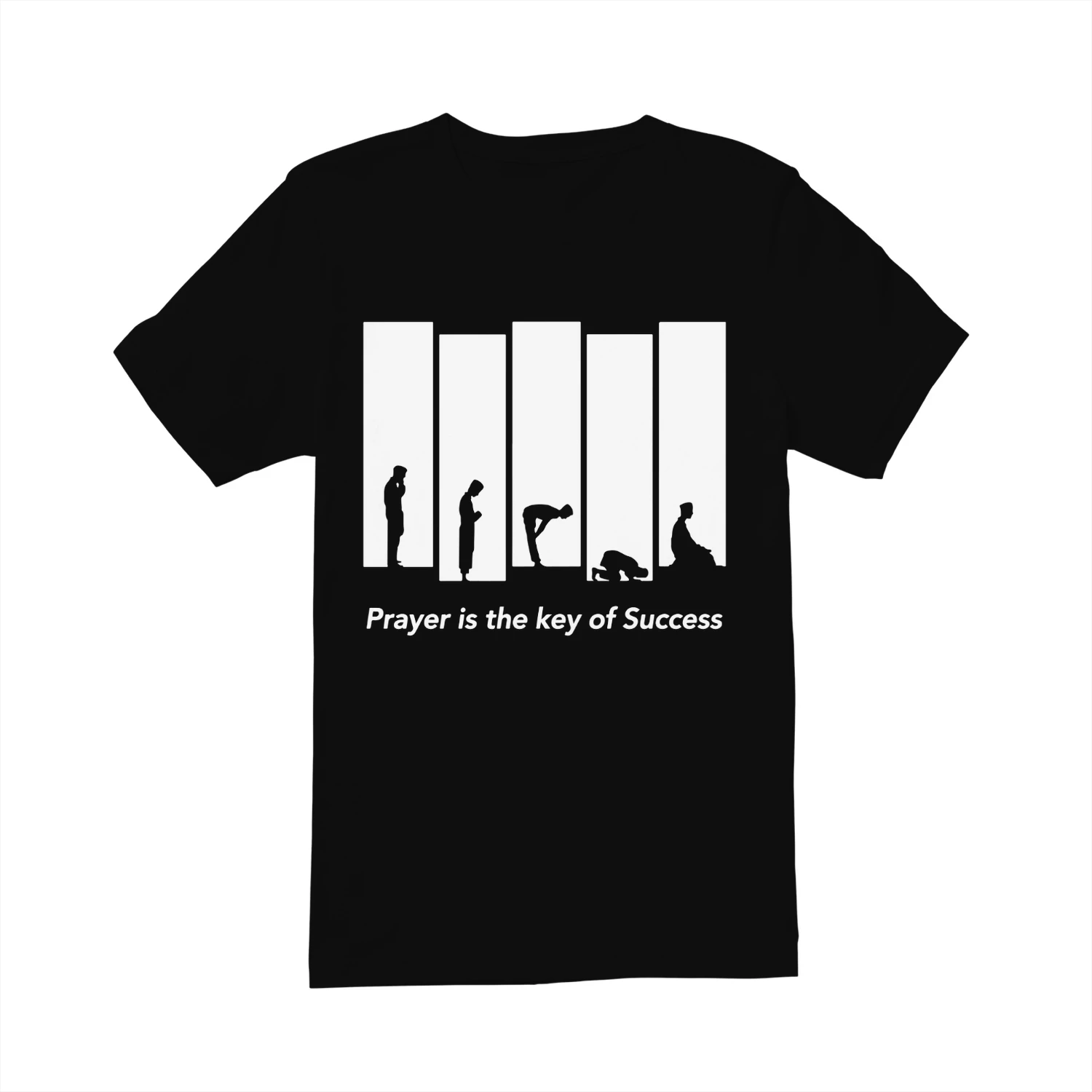 Prayer Is the Key of Success Shirt Minimalist Islamic Prayer T-Shirt, Muslim Faith Graphic Tee shirt
