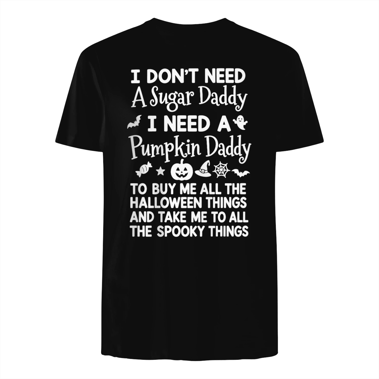 Pumpkin Daddy Halloween T-Shirt – Funny Spooky Season Shirt for Women