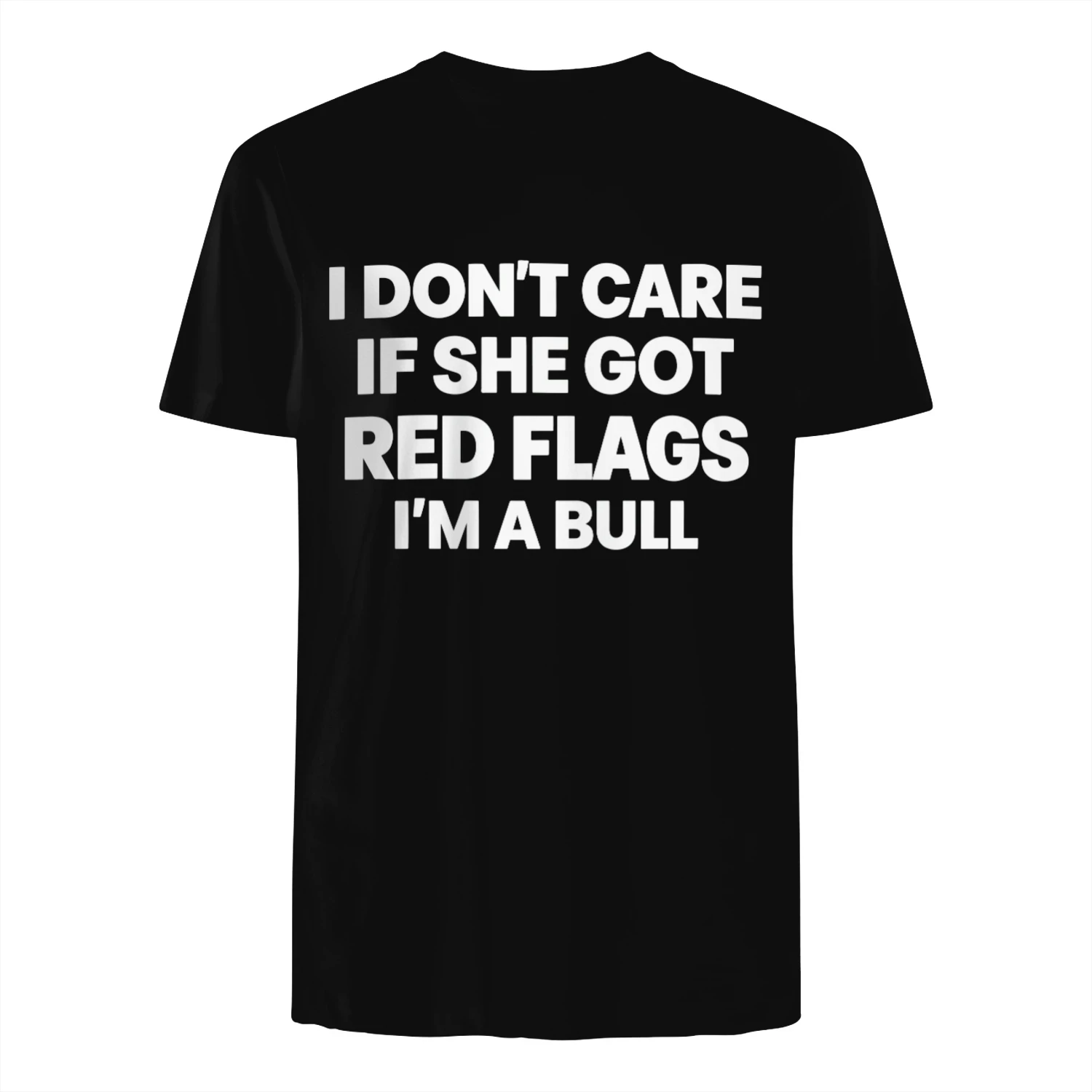 I Don’t Care If She Got Red Flags I’m a Bull T-Shirt Funny Relationship Quote Shirt