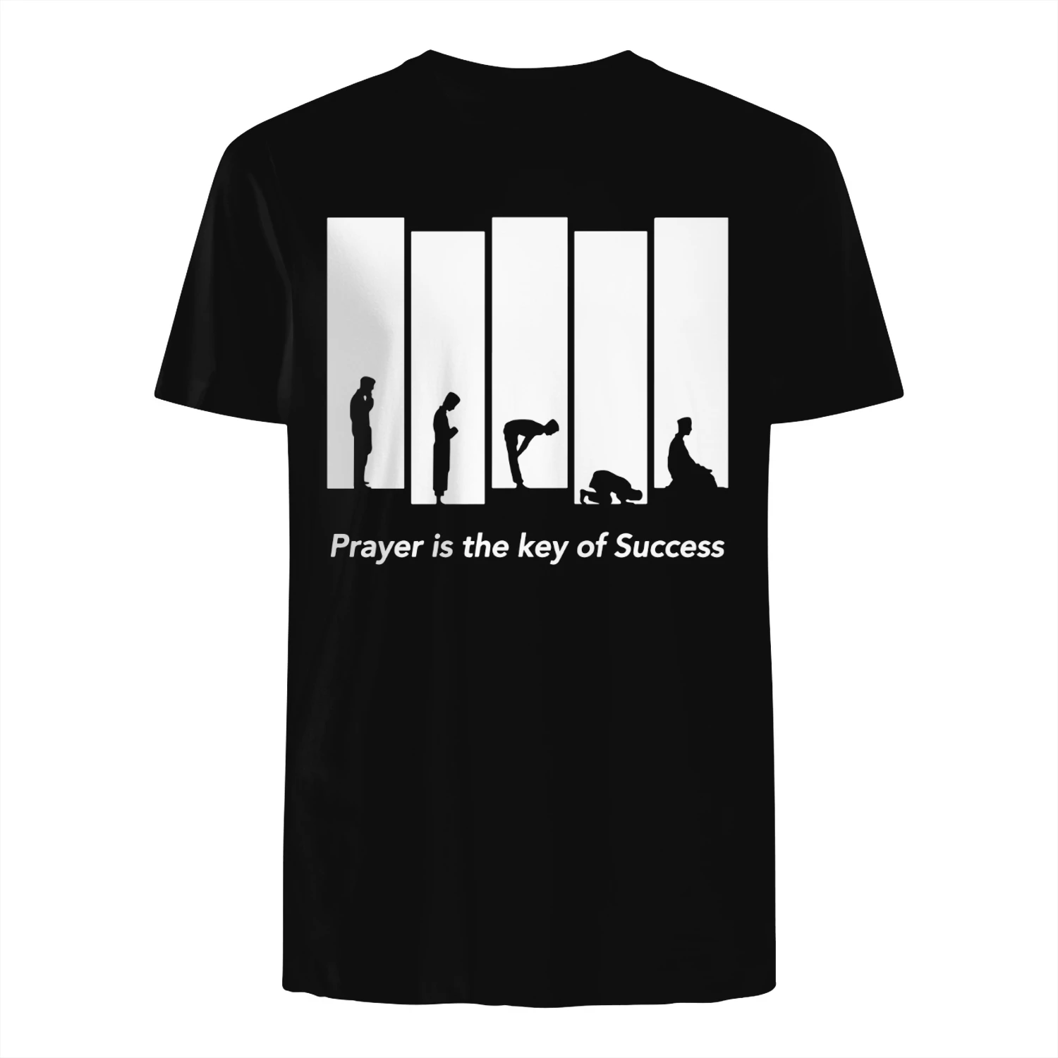Prayer Is the Key of Success Shirt Minimalist Islamic Prayer T-Shirt, Muslim Faith Graphic Tee shirt
